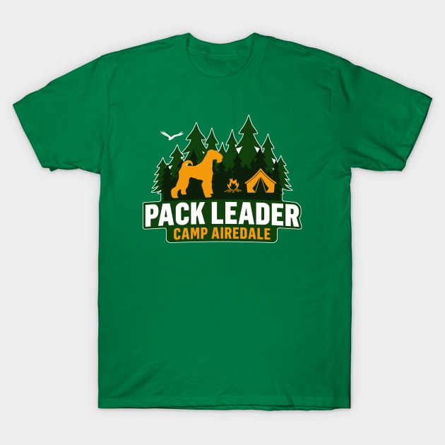 Camp Airedale Pack Leader T-Shirt by Rumble Dog Tees